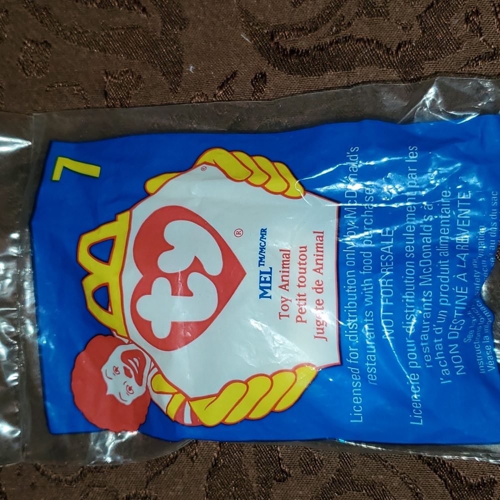 Mel Teenie Beanie Babies McDonald's New unopened package